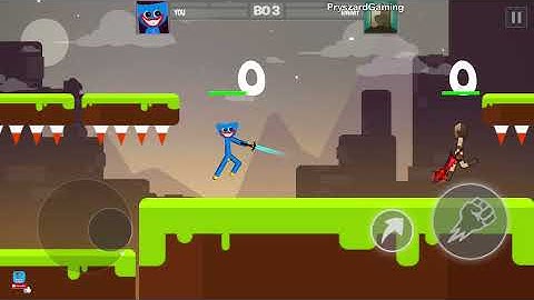 Poppy Stickman Fighting - Gameplay Walkthrough Part 2 All Levels 8-15 Poppy Squid Doll (Android,iOS)