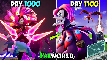 I Survived 1100 Days In palworld In Hindi || New Pokemon Game 2024 🥵 Part 11 #palworld