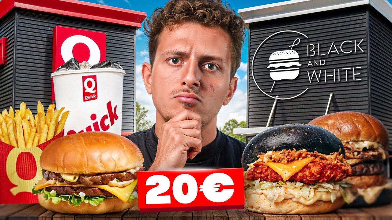 20€ QUICK vs 20€ BLACK & WHITE !