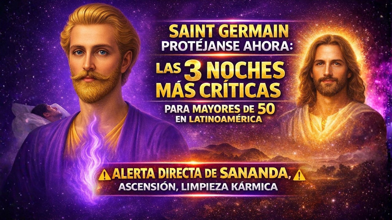 🚨SAINT GERMAIN ALERTA: 3 NOCHES CRÍTICAS PARA +50 EN LATAM ¡PROTÉJANSE AHORA! ⚡🔥