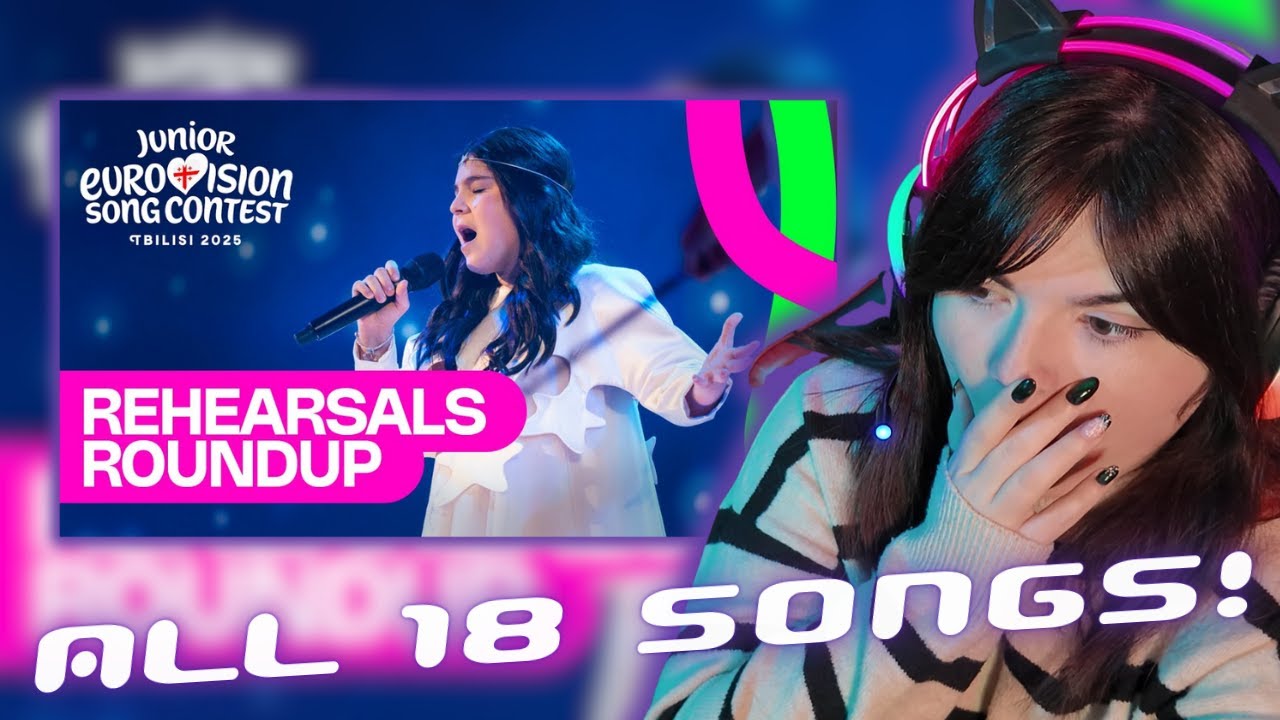 Junior Eurovision 2025: Rehearsals Roundup! | SPANISH FAN REACTION