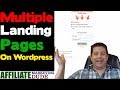 How to Create a Multiple Landing Pages on WordPress in Minutes - Stunningly Simple Tutorial