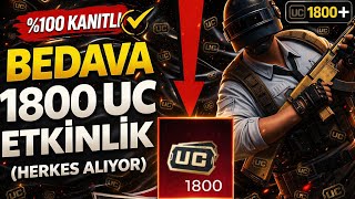 BEDAVA 1800 UC ETKİNLİK BAŞLADI %100 GARANTİ UC VEREN ETKİNLİKLER  | Bedava uc hilesi pubg mobile