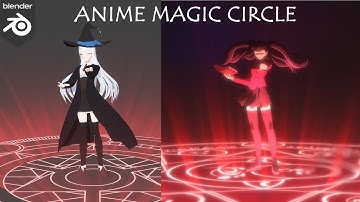 How to create Anime Magic Circle in Blender