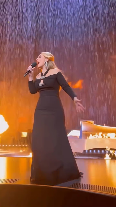 Adele literally set fire to the rain and gave us chills 🔥🌧️ A moment we’ll never forget! #AdeleLive