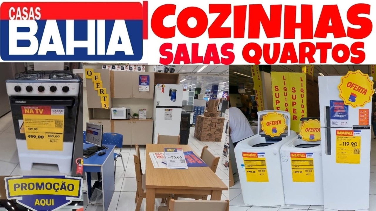 CASAS BAHIA - ACHADOS EM OFERTAS PRO LAR - SOFÁS PROMOÇÃO cozinhas salas DESCONTOS CASAS BAHIA