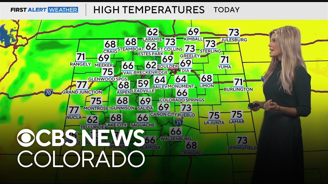 Warming up and drying out in Colorado after record rain - YouTube