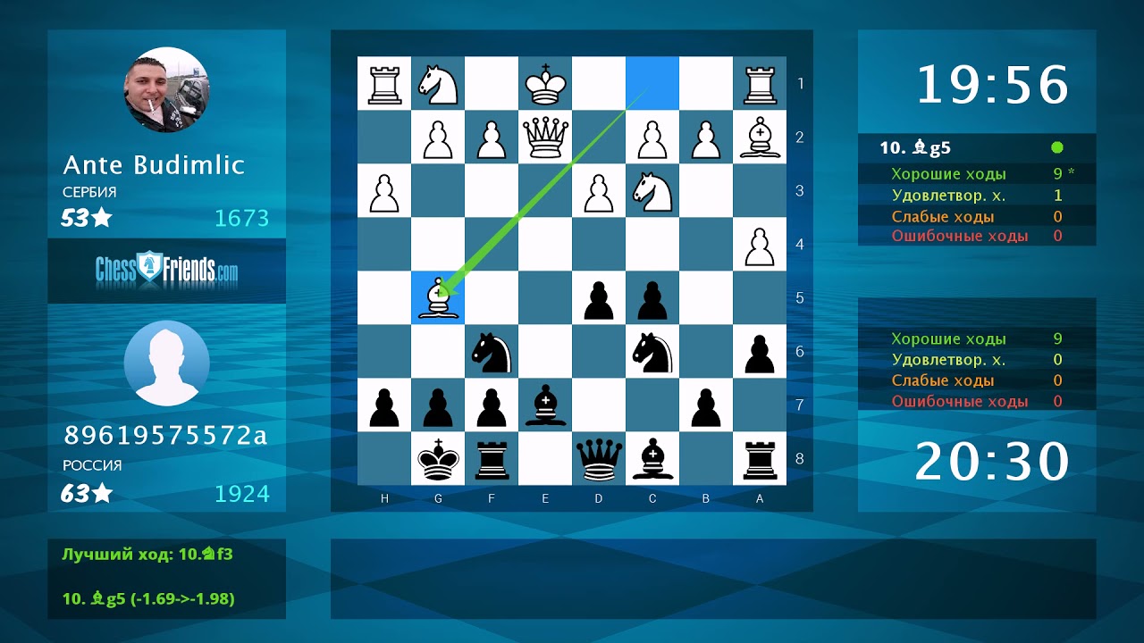 Chess Game Analysis: Ante Budimlic - 89619575572a : 0-1 (By ChessFriends.com)