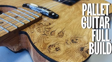 I built ANOTHER guitar ENTIRELY FROM A SINGLE PALLET!
