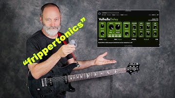 "Frippertronics" with the Valhalla Delay Plugin. YES.