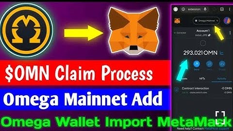 How To Claim Omega Network Tokens To Metamask wallet #omeganetwork #crypto #metamask