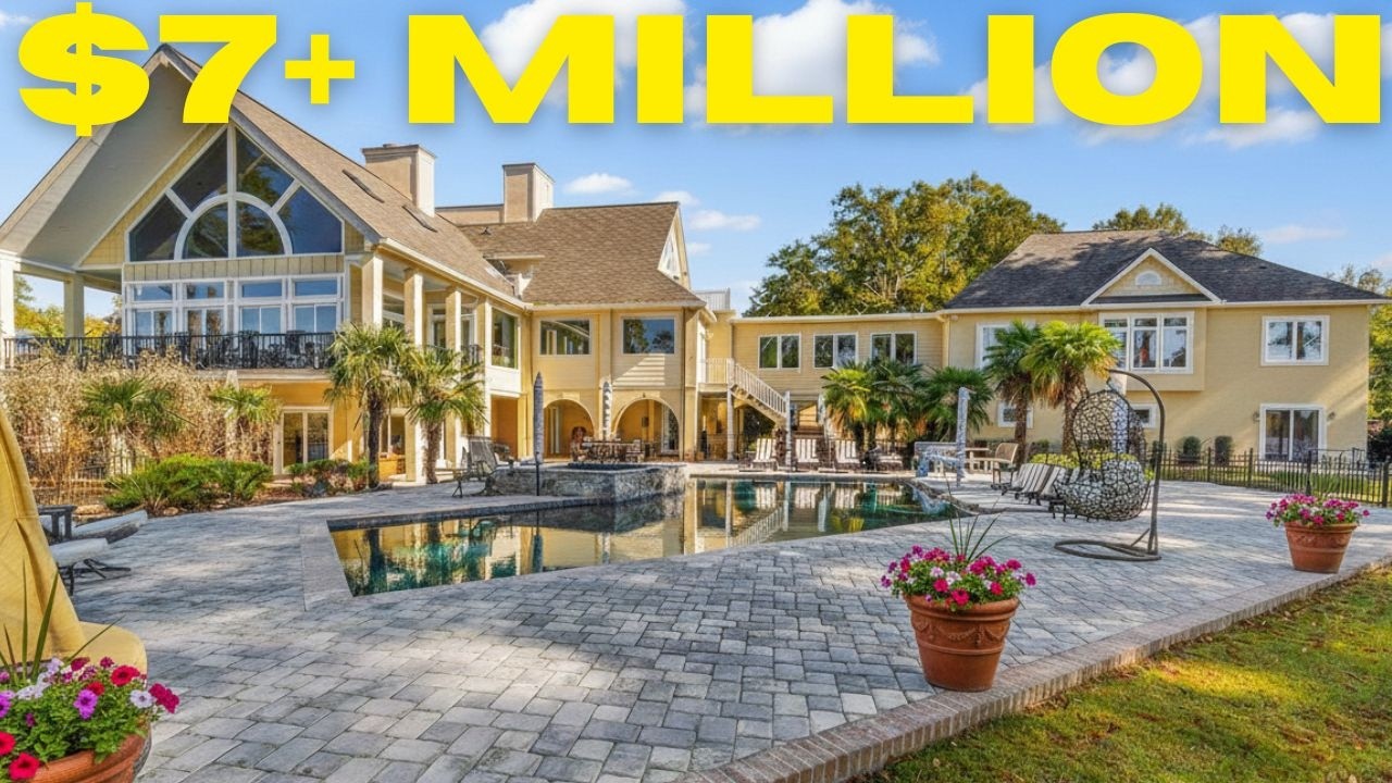 $7+ Million Dollar Lake Murray Home Tour Chapin South Carolina
