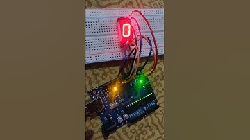 Digital counter using seven segment display and Arduino