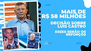 🚨MAIS DE R$ 58 MILHÕES | ESSES SERÃO OS REFORÇOS | GRÊMIO TOMA DECISÃO SOBRE LUÍS CASTRO