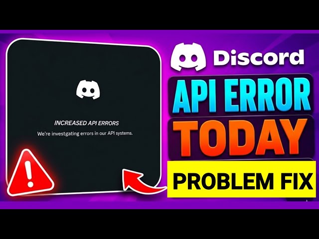 Discord Increased Api Errors || Discord Not Working Today || Discord Server  Down Today