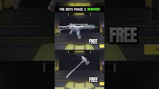 The Boys Phase II Free Rewards 🗿| Codm #shorts #theboys #codmobile #callofduty #highlights