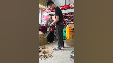 Chỉ 1 cú giật tay cưa xích đã lên rồi ngầu hơn nước chấm #shorts #vinmax