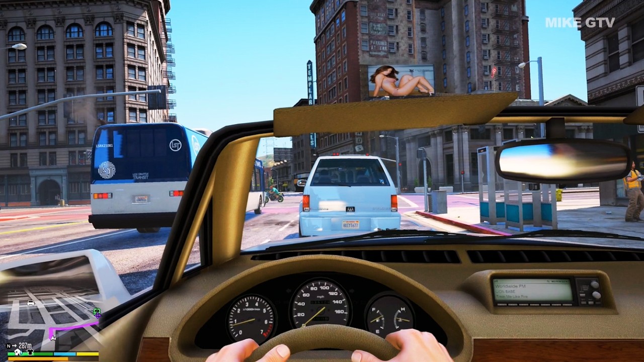 Driving Around In Los Santos GTA 5 (4K 60) - YouTube