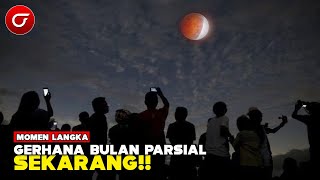 🔴 Gerhana Bulan Parsial Sekarang 19 November 2021 , Gerhana Bulan Terlama, Lihat Sebelum Menyesal