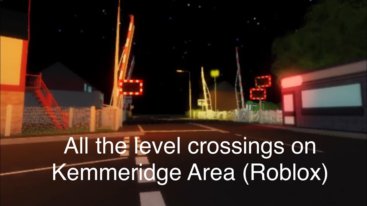 All the level crossings on Kemmeridge Area (Roblox) (06 & 07/10/2024)