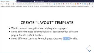 Express.js and Nunjucks Templates Profile