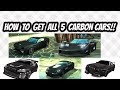 BURNOUT PARADISE REMASTERED:"HOW TO GET ALL 5 CARBON CARS!!"