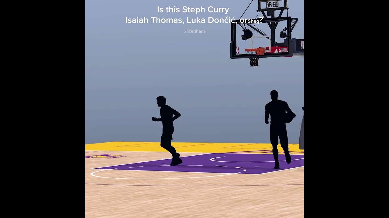 Is this Stephen Curry, Isaiah Thomas, Luka Dončić, or Shaquille O'Neal?