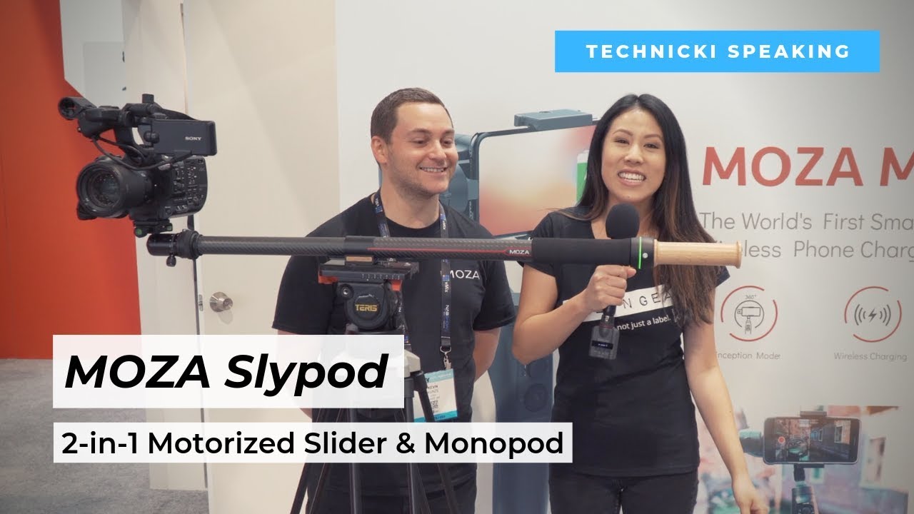 Gudsen MOZA Slypod | World's First 2-in-1 Motorized Slider & Monopod Combo