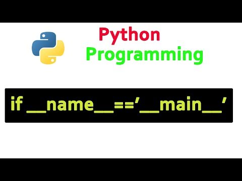Python Tutorial - if __name__ =='__main__'
