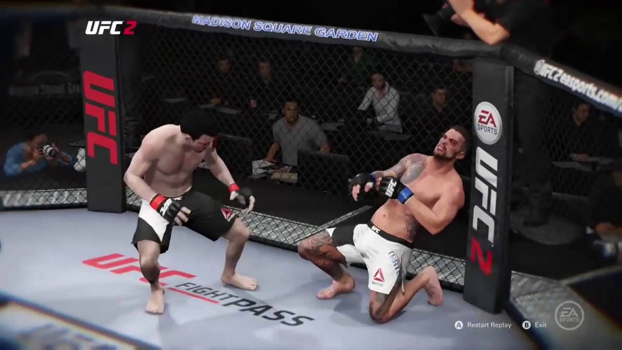 UFC 2 Off The BALLS Spinning Heel Kick KO YouTube
