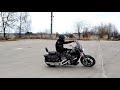 Honda Shadow VT 1100 катаюсь по площадке