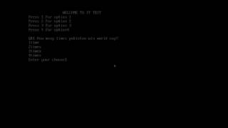 Quiz Program Using TURBO C++ screenshot 2