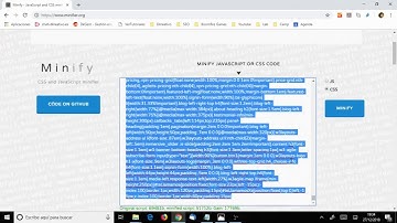 Minificar (minify) css y js para un mejor SEO