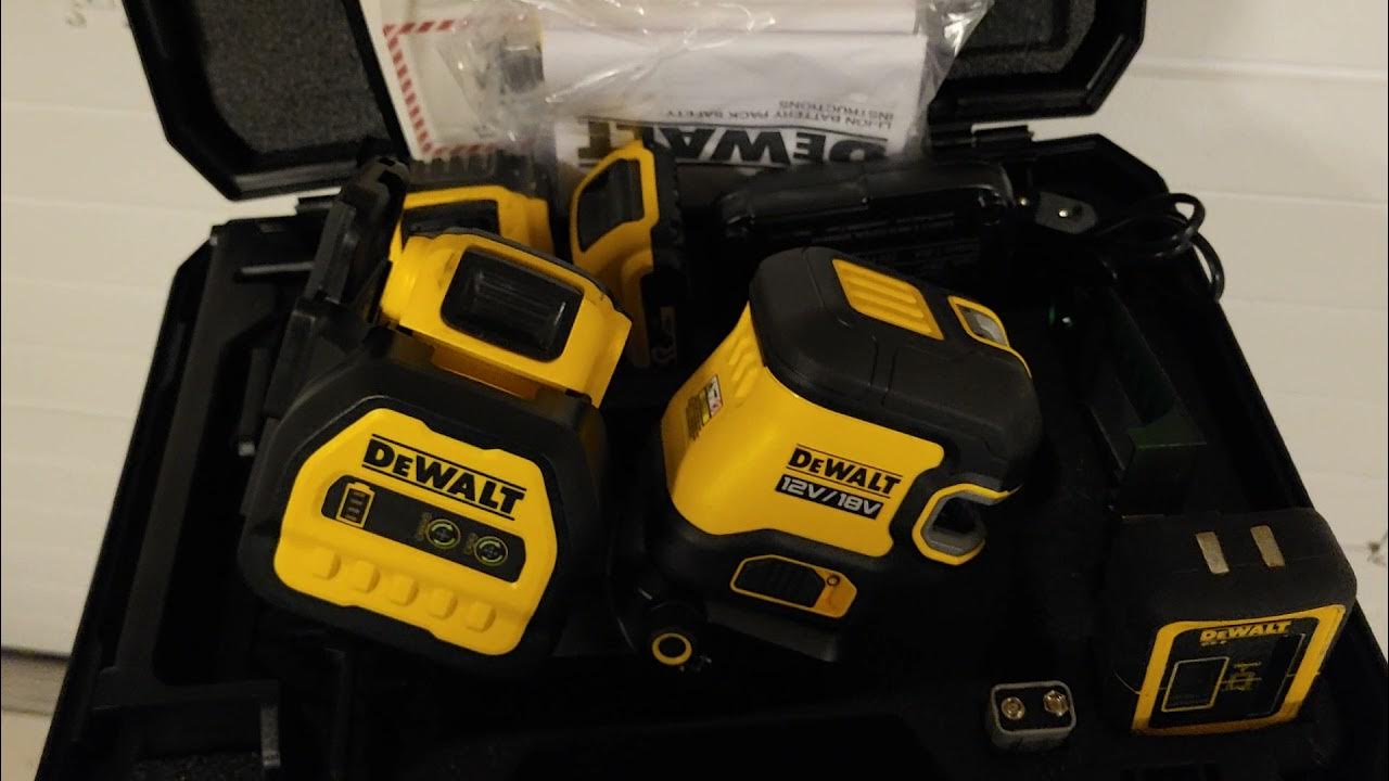 Dewalt DCE825NG18-XJ Nivel Láser autonivelante VERDE de líneas en cruz + 5  puntos XR 18V/