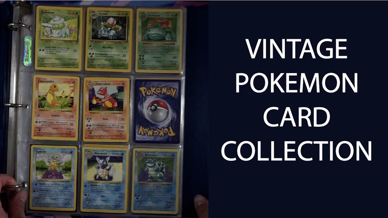 20+ Year Old Pokemon Cards Binder Collection ~Vintage WotC Pokemon