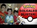 POKEMON SUN AND MOON TRIPLE SOLGALEO BLISTER PACK! JENNA EM
