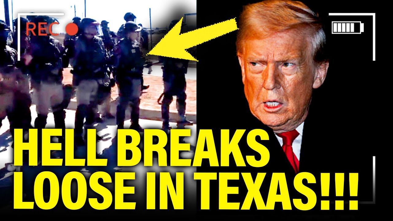 All HELL BREAKS LOOSE in TEXAS as Trump ATTACKS PROTEST