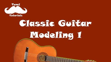 Blender 3D Classic Guitar  Modeling 1