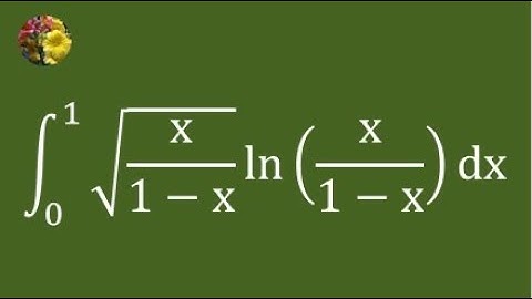 4th method to evaluate the definite integral using Beta/Gamma and digamma functions (3056AAA)