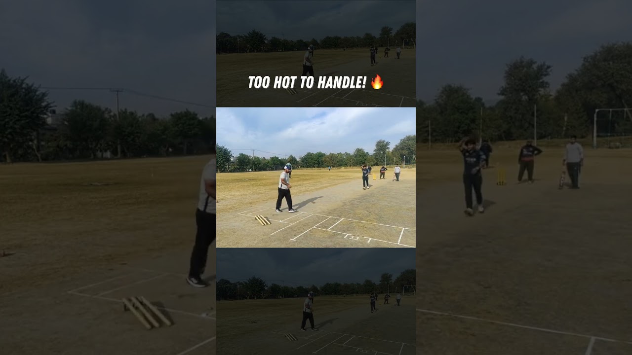 Spilling some serious heat 🔥  #bowler #cricket