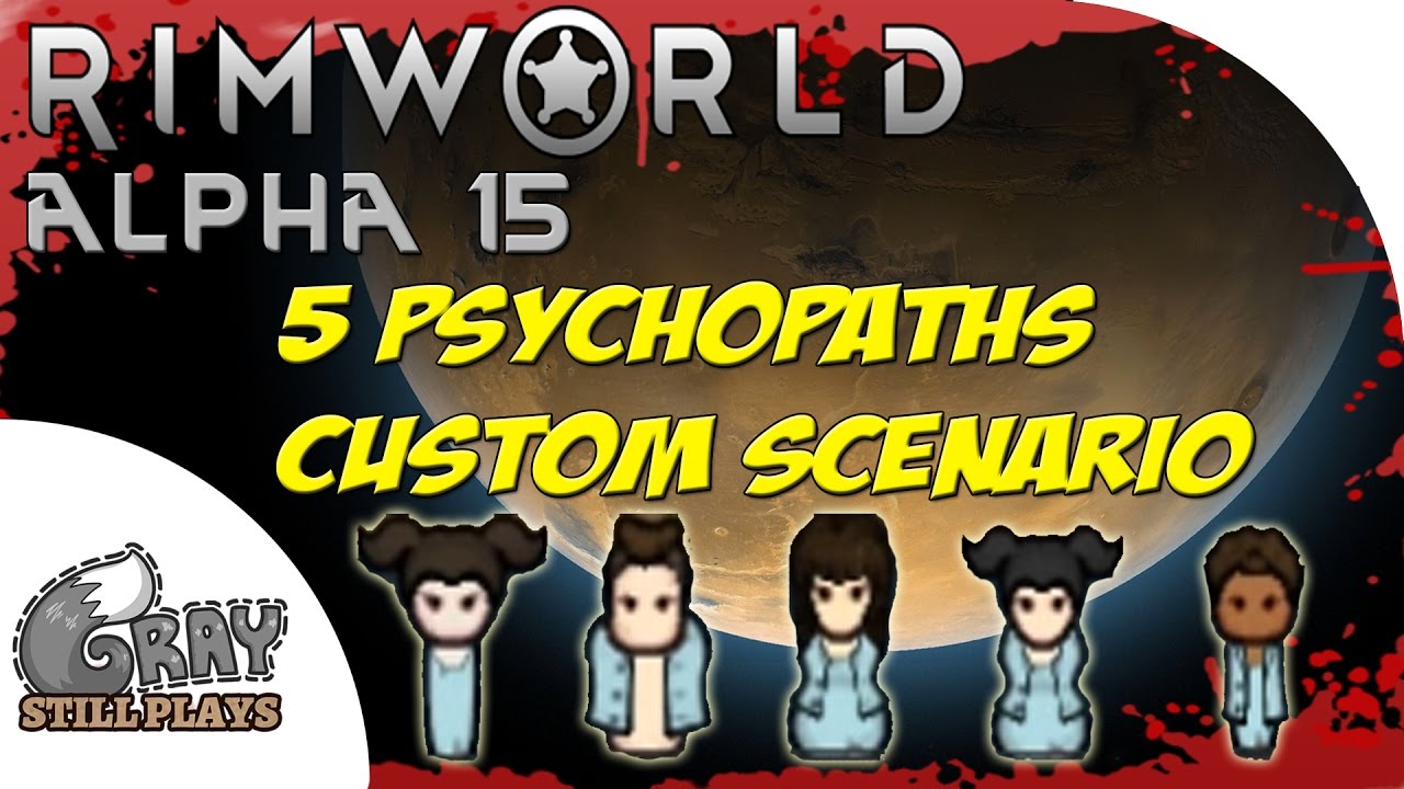 Rimworld Alpha 15 Evil Custom Scenario - Giant Mechanoid Raid vs Trader Caravan - Ep 31 - Gameplay