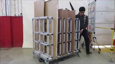 Lean Manufacturing - 4Lean - Modular - Panel Cart