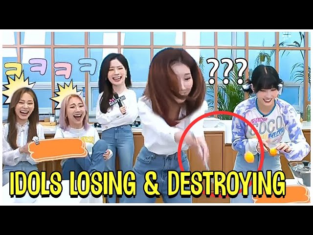 Kpop Idols Losing & Destroying Everything ( Funny Moments ) class=