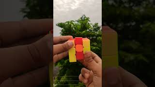 Gift box pattern on Rubik's Cube #youtube #ascubing #youtubeshorts
