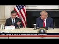 President Trump Participates in Invest America Roundtable