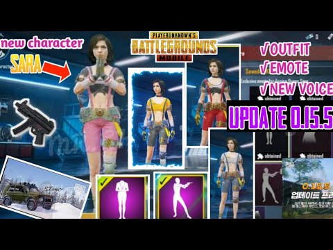 Pubg Mobile 0 15 5 Update Karakter Baru Sara Map Tdm Baru