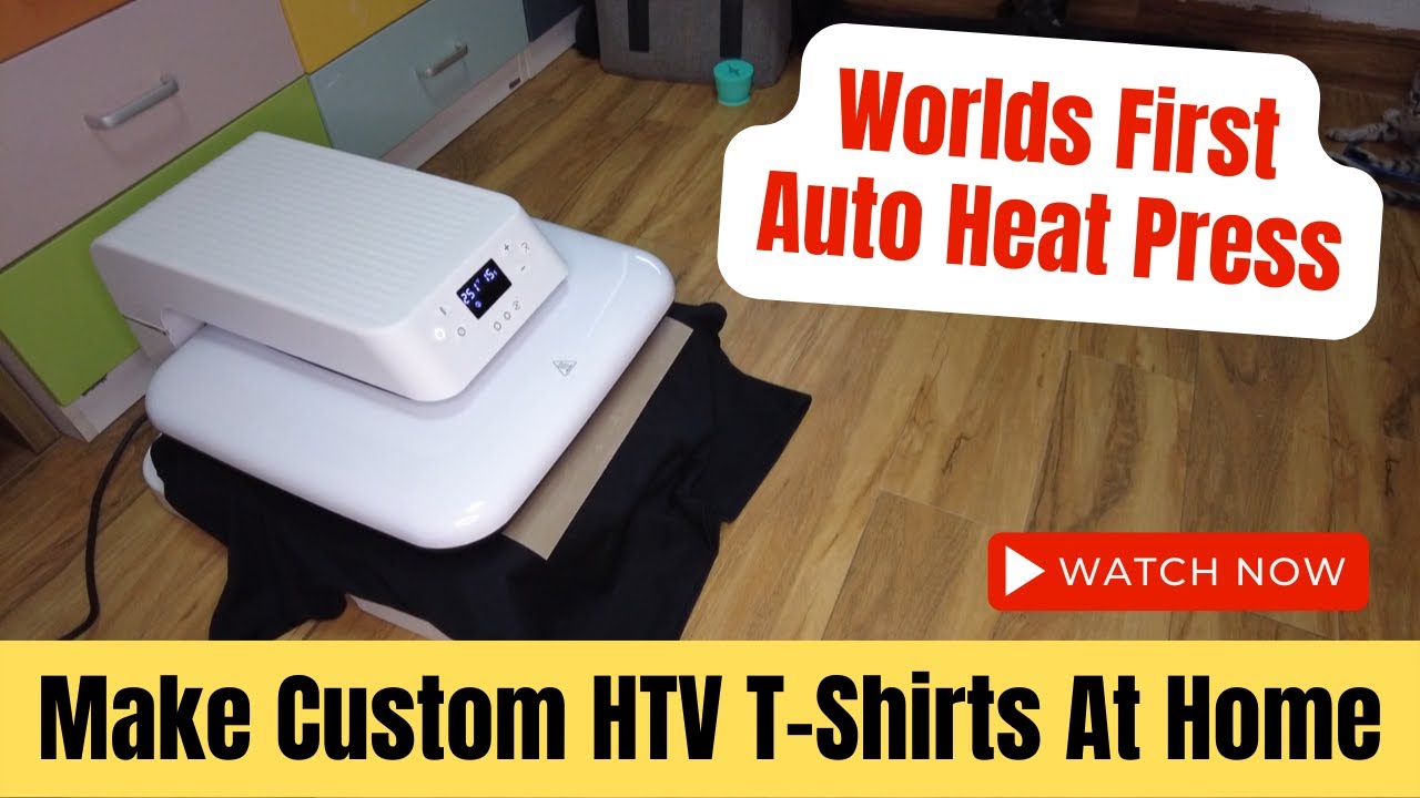 HTVRONT Auto Heat Press Review (with First Project!) – Sustain My Craft  Habit