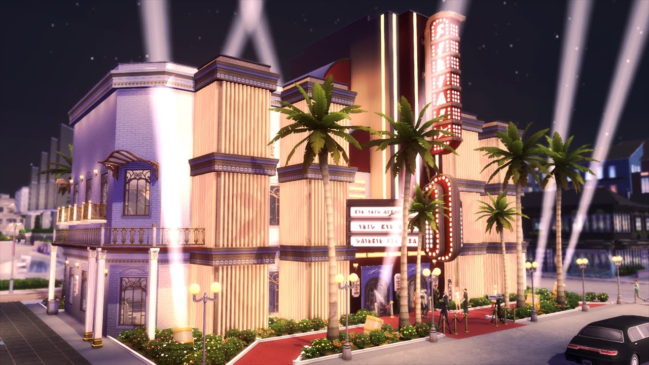 TEATRO DE DEL SOL VALLEY - Art Déco - The Sims 4 Get Famous Speed Build