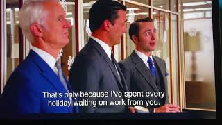 Every Pete and don scene In mad men in 1 scene