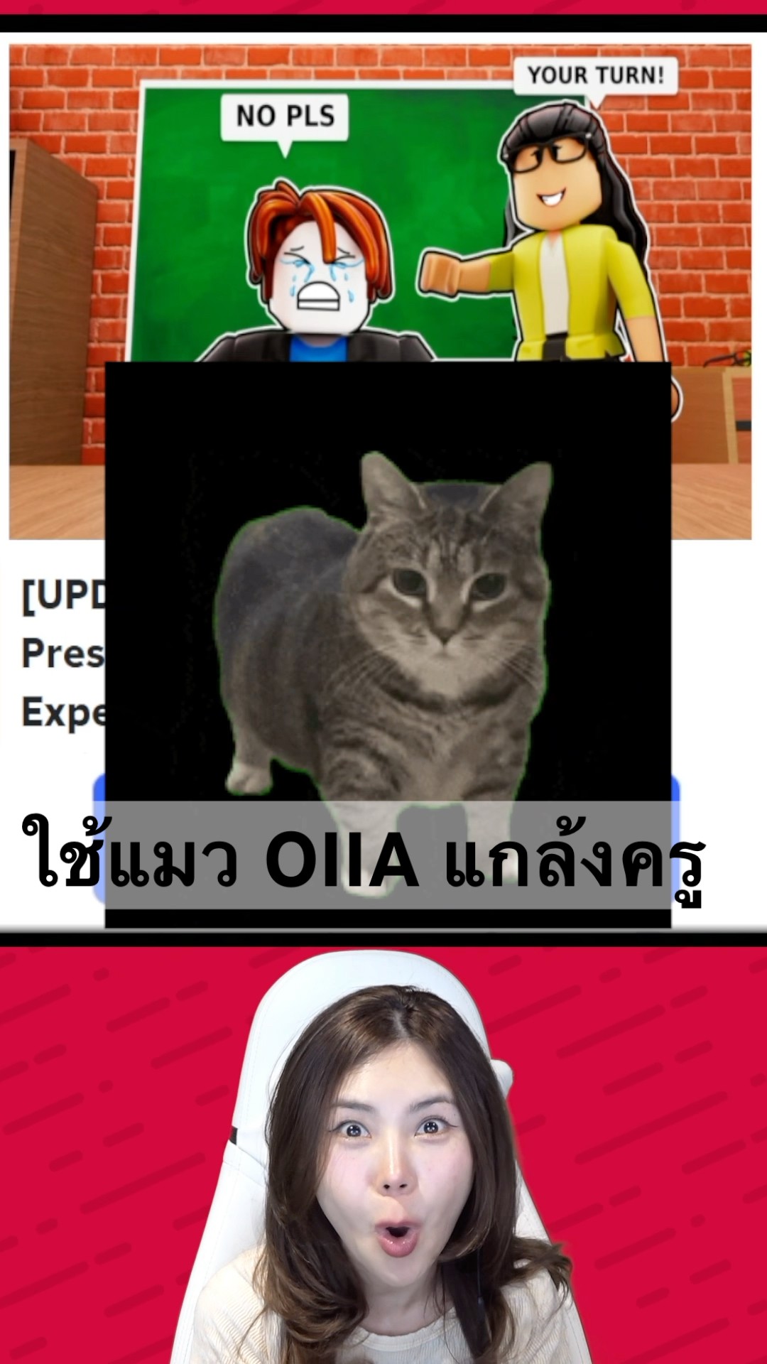วิธีแกล้งครูแปลกๆ โดยใช้เจ้าแมว OIIA OIIA